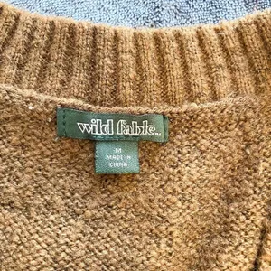 Wild Fable Brown/Pink V-Neck Argyle Sweater Vest thumbnail 6