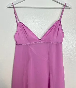HOUSE OF CB Loren Georgette Mermaid Gown in Pink Size Medium thumbnail 8