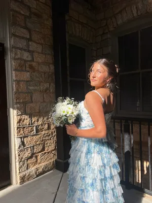 White Prom Dress thumbnail 1