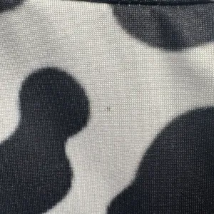 Women’s XS Black White Cow Print Mini Dress Spaghetti Strap Skater Casual thumbnail 4