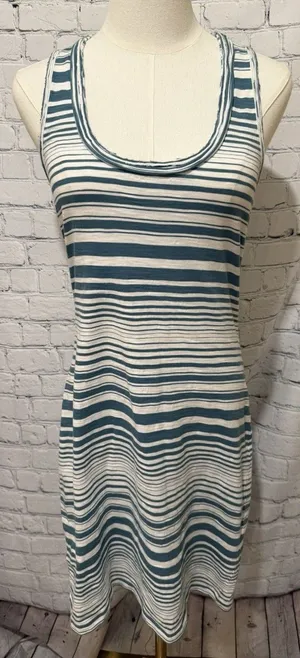 Relax by Tommy Bahama striped tank Cotton Sleeveless dress Size XS thumbnail 1