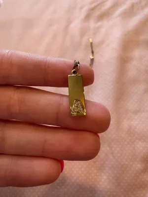 Francesca's “A” Gold Necklace thumbnail 3