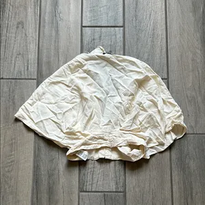Zara Cream Button-Down Blouse thumbnail 4