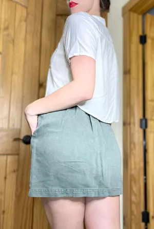 Aerie High Waisted Cargo Mini Skirt thumbnail 4
