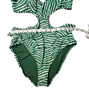 Aerie Ruffle Halter One-Piece Swimsuit‎ thumbnail 3