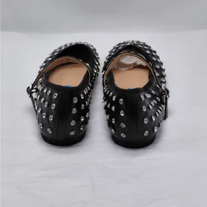 House of Harlow Mary Jane Ballet Flats Size 7.5 Black Rhinestone Y2K Glam Shoes thumbnail 9