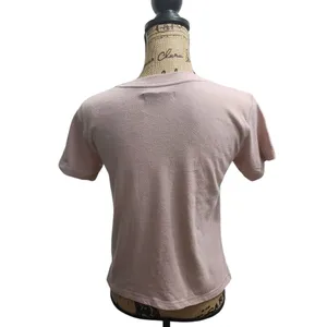 Abercrombie‎ & Fitch Classic Logo T-Shirt Pink Cotton Basic Casual Tee XS thumbnail 2
