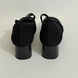 VIVAIA Mary Jane Knit Heels Black Eco Friendly Comfort Work Shoe 41.5 US 10 thumbnail 8