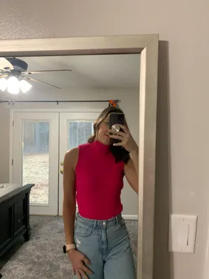 Lavish Mock Neck Sweater Tank thumbnail 5