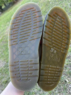 Dr. Martens Women's Double Buckle Sandals - Beige with Black Sole size 8 thumbnail 4
