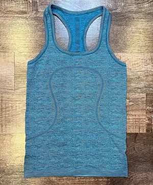 Lululemon Swiftly Tech Blue Teal Racerback Tank Top Size 6 thumbnail 1
