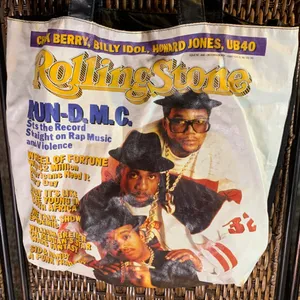 Y2K 2009 Rolling Stones Originals Run DMC Tote Bag thumbnail 2