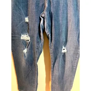 Levi's Boyfriend Jeans Distressed Medium‎ Wash Size 34 thumbnail 2