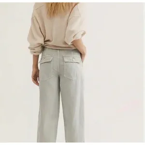 Free People We The Free Paloma Slouchy Belted Pants Size 25 Sage Green High Rise thumbnail 8