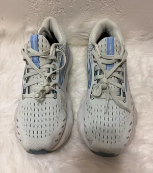 Brooks Glycerin GTS 20 Women’s Running Shoes Gray Blue Size 9 Stability Sneakers thumbnail 1