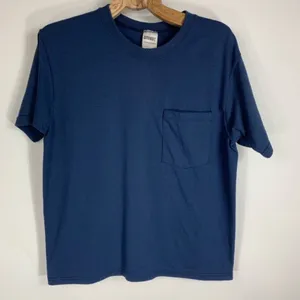 Gitano Navy Blue Pocket T Shirt Short Sleeve Medium thumbnail 1