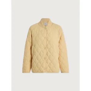 NWT!! VARLEY Luca Quilted Jacket Solid Reed Yellow Bomber Snaps Solid Medium thumbnail 11