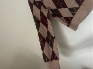 Forward Young Contemporary Beige Argyle Bow thumbnail 4