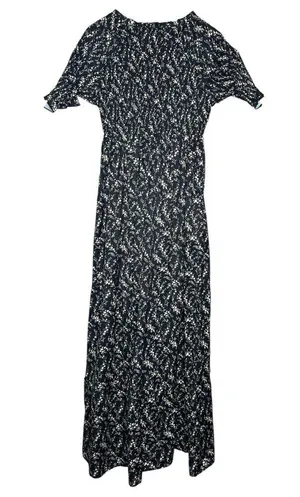 Baltic Born Lotta Black Floral Smocked Dress XS thumbnail 12