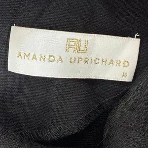 AMANDA UPRICHARD Black‎ Textured Sleeveless Sheath Dress Size M thumbnail 2