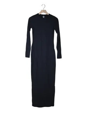SKIMS Women's L Fits Everybody Long Sleeve Crew Neck Maxi Dress thumbnail 3