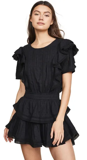 Love Shack Fancy Natasha Mini Dress thumbnail 1