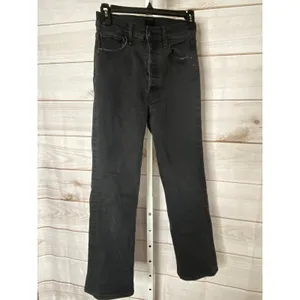 Mother The Tripper Not Guilty Women's Jeans Size 28 Black Button Fly 1566Q-180 thumbnail 2