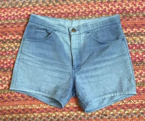 VINTAGE GREY LEVIS DENIM BASIC SHORTS thumbnail 1