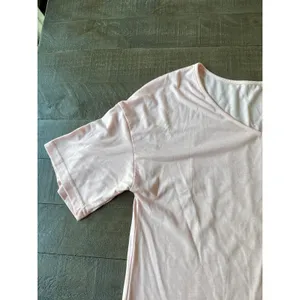 Women's Pink‎ V Neck Short Sleeve Tee Size Large thumbnail 2