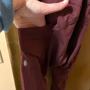 Free People Movement light & maroon jumpsuit thumbnail 5