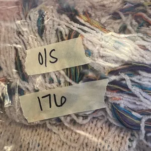 Multicolor Aztec Fringe Poncho Sweater Size undefined thumbnail 12