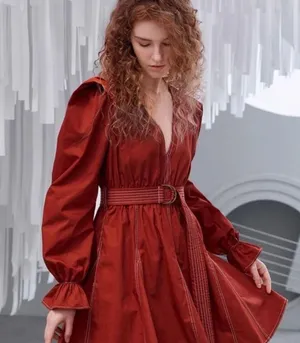 Flared Hem Dress thumbnail 4