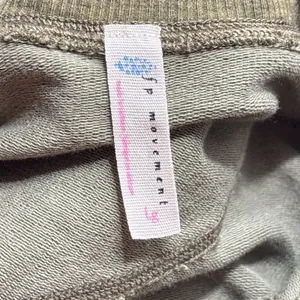 Free People Movement Markle Hoodie Women’s Large Olive Green Athleisure Grunge thumbnail 7