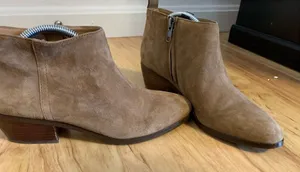 J crew size 7 booties brown boots thumbnail 1