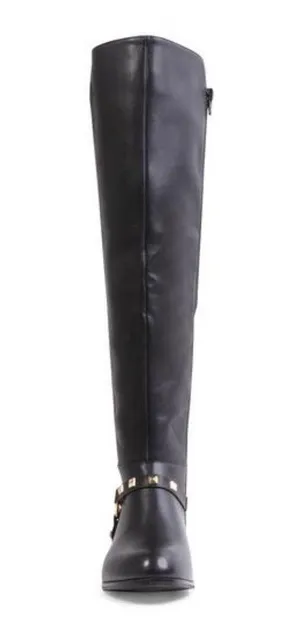 Steve Madden NEW Ramira Black Knee High Boots thumbnail 4