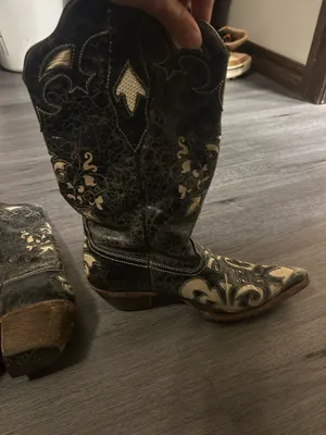 Vintage boots Black Size 7.5 thumbnail 6