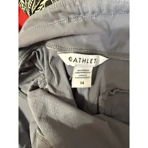 Athleta‎ Trekkie North Hiking Shorts Gray Ripstop Zip Pocket Size 14 thumbnail 6