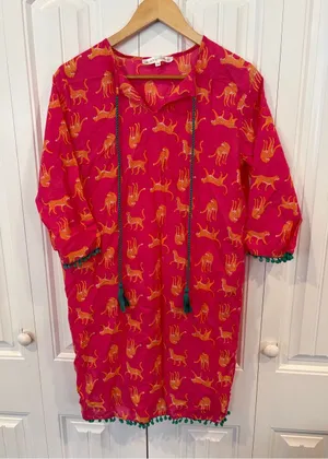 The Royal standard pink swim cover up size s/m thumbnail 1