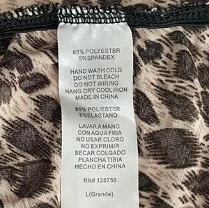 Sapa cheetah print mini dress EUC sz L thumbnail 4