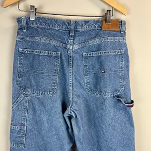 Tommy Hilfiger Carpenter Jeans Womens 12 Vintage 90's Y2K Wide Leg Baggy Hip Hop thumbnail 4