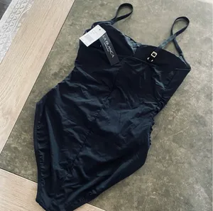 Island Goddess Lingerie One Piece - Black thumbnail 5