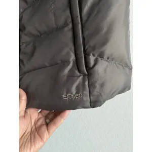Eddie‎ Bauer Down Puffer Vest Women’s Small Brown Full Zip Outdoors EB550 thumbnail 7