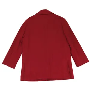 J Crew Classic‎ Red Wool Blend Button Front Coat Jacket Size Small thumbnail 2