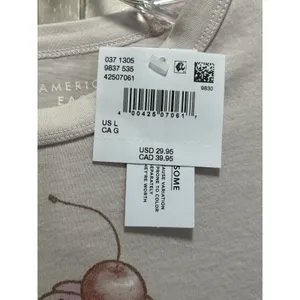 American Eagle Cake Graphic Print‎ Short Sleeve T-Shirt Size L NWT thumbnail 3
