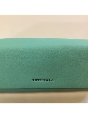 Tiffany & Co. Soft Eyeglass / Sunglasses Case – Teal Magnetic Closure, Preloved thumbnail 2