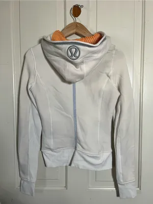 Lululemon Uba Hoodie Reflective Polar Cream-Creamsicle Pop Sz 4 Special Edition thumbnail 8