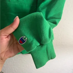 Champion Unisex Green Hoodie with Yellow Sam Houston State Logo Size S thumbnail 5