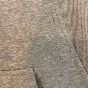 Trendy Queen grey scuba cropped quarter zip hoodie sweatshirt M thumbnail 5