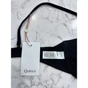 NWT Quince Black Italian Demi Underwire Bikini Top Size Medium thumbnail 5