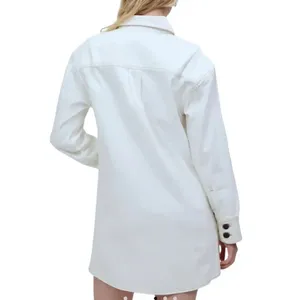 Madewell Denim Oversized Mini Shirtdress Tile White XL NWT thumbnail 2